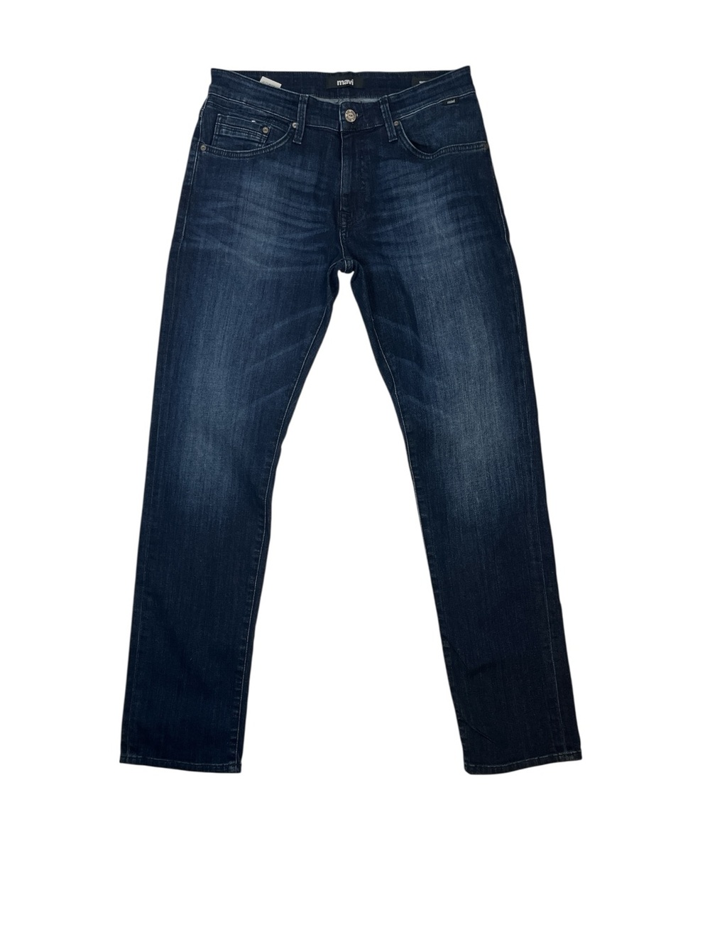 Mavi Marcus Slim Straight Jeans Men’s 31x32 Dark Wash Stretch Denim Blue